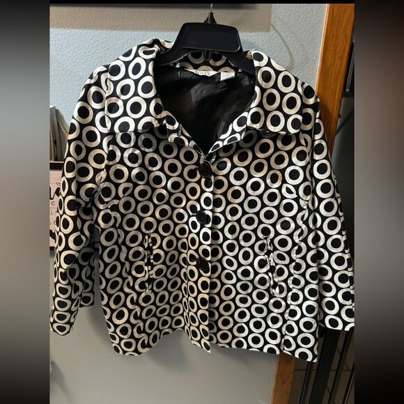 Keren Hart Speingtime Lightweight Peacoat Style Jacket Size Women's Large - Picture 1 of 12